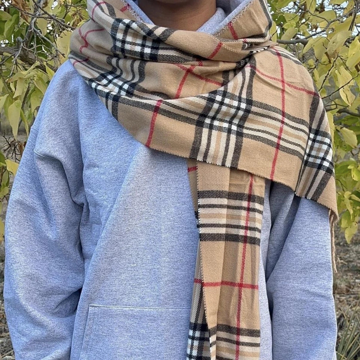scarf hoodie